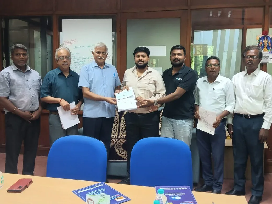 The announcement of EDIO’s project funding from CEDI, NIT Trichy