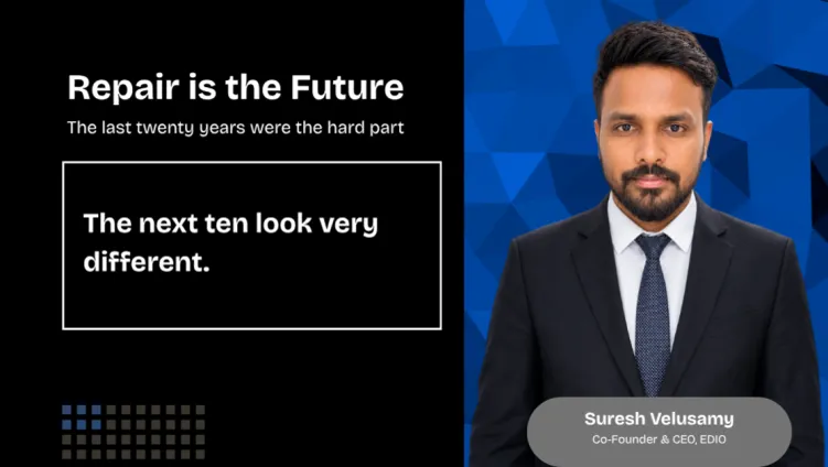 Suresh Velusamy, Co-Founder and CEO of EDIO