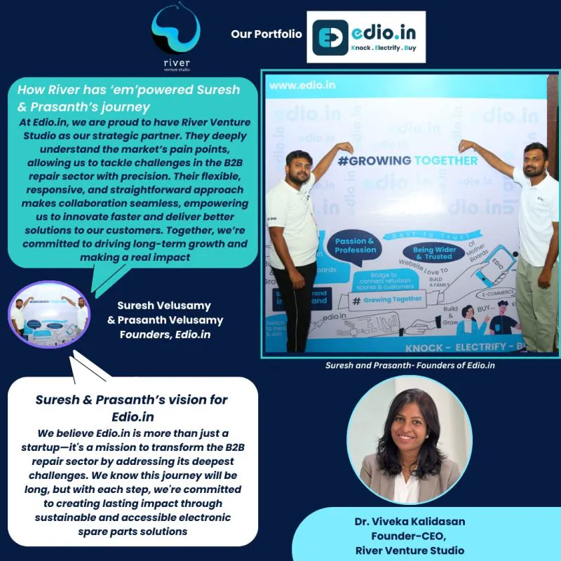 River Venture Studio’s recognition of EDIO